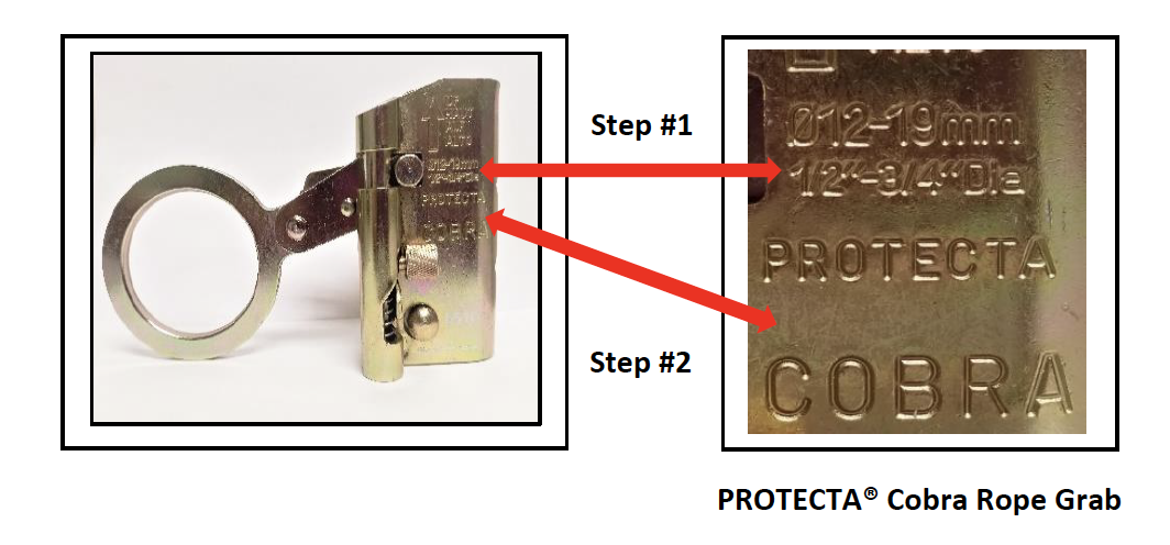 Stop Use & Product Recall! 3M™ PROTECTA® Cobra Rope Grab AC202D